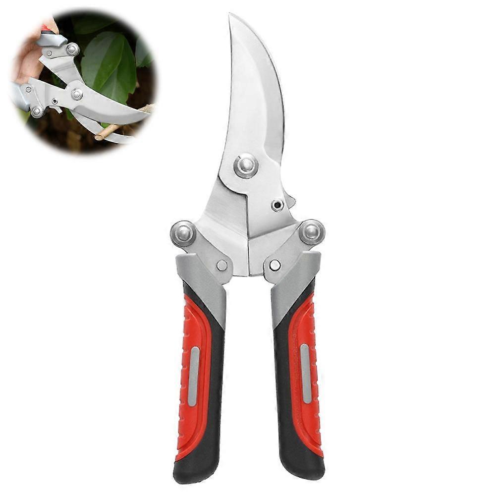 Foldable Pruning Shears - Stainless Steel Bypass Garden Scissors