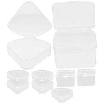9Pcs Transparent Makeup Sponge Box for Storing Powder Puff At Home