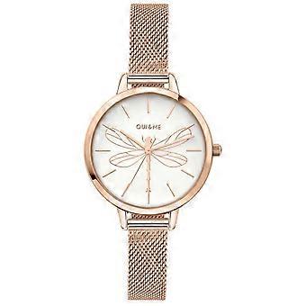 Oui & Me Petite Amourette White Dial Rose Goldfarben Edelstahl Quarz ME010046 Damenuhr