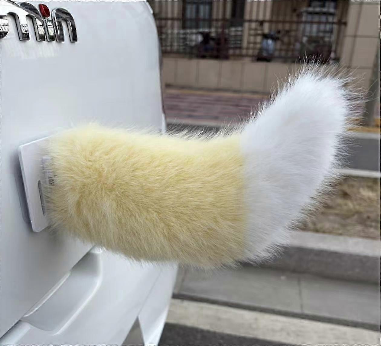 Queue en peluche télécommandée qui remue pour voitures - Accessoire de queue mobile activé par le son