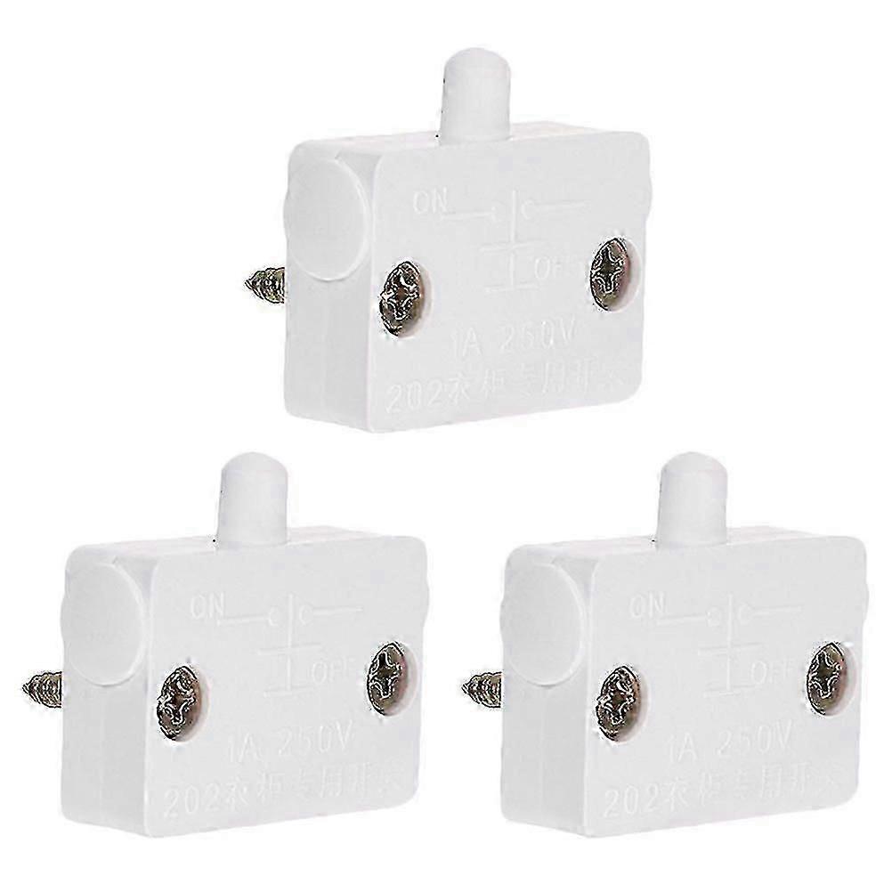 3pcs Door Switch Automatic Light Switch Touch Lamp Electrical Light Switch