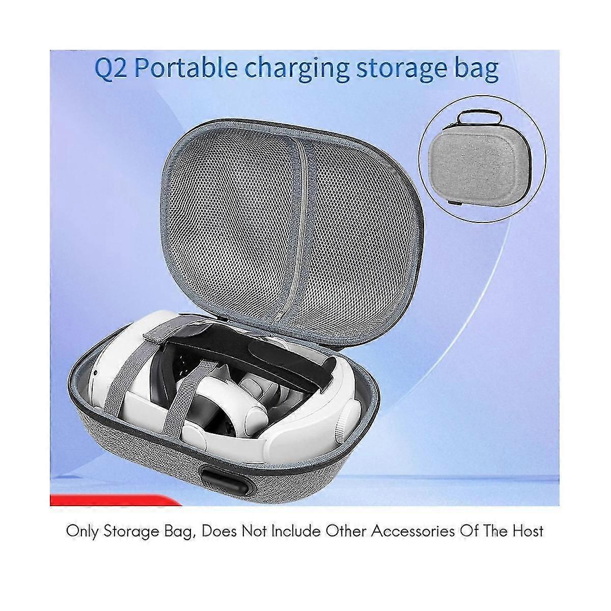 For Quest 2 Hard Shell Drop-proof Storage Bag Portable Multifunctional Eva Storage Case