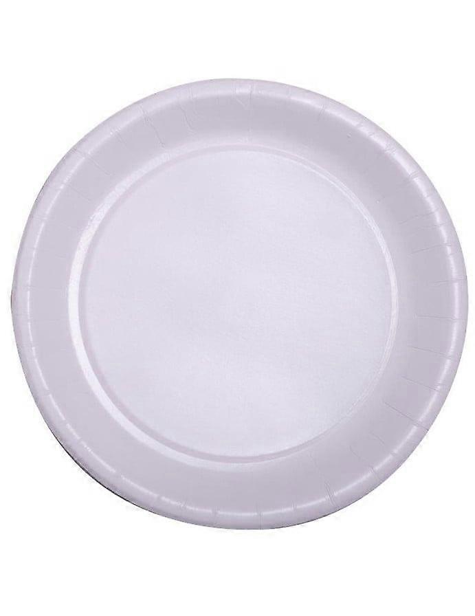 50 white cardboard plates 22 cm