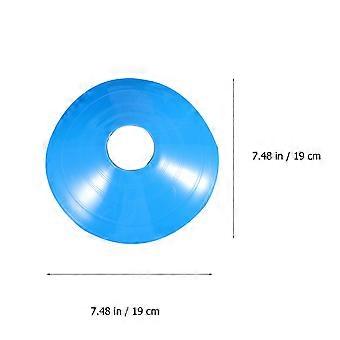 Football Training Marker Tray for Training Use 26Pcs Blue and Black Marker Discs