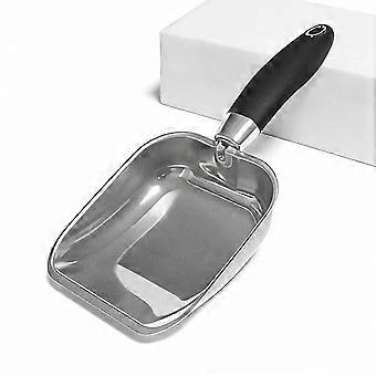 Stainless steel cat litter scoop, cat litter scoop tool, large size, tofu cat litter scoop, pet cleaning supplies, type B (fine scoop)661