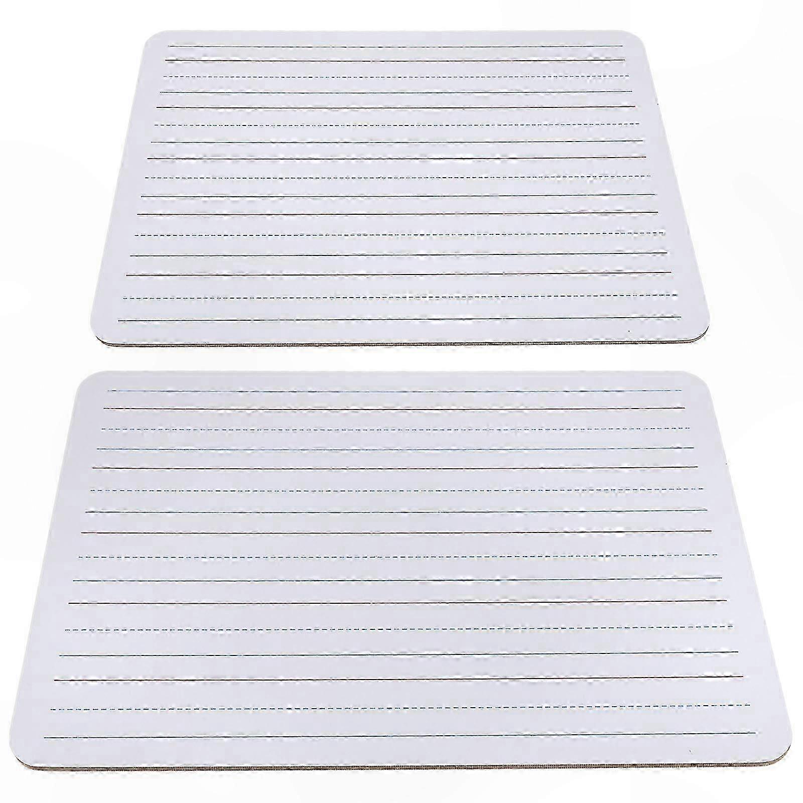 2-Pack Lined Mini Whiteboards compatible with Early Learning Practice
