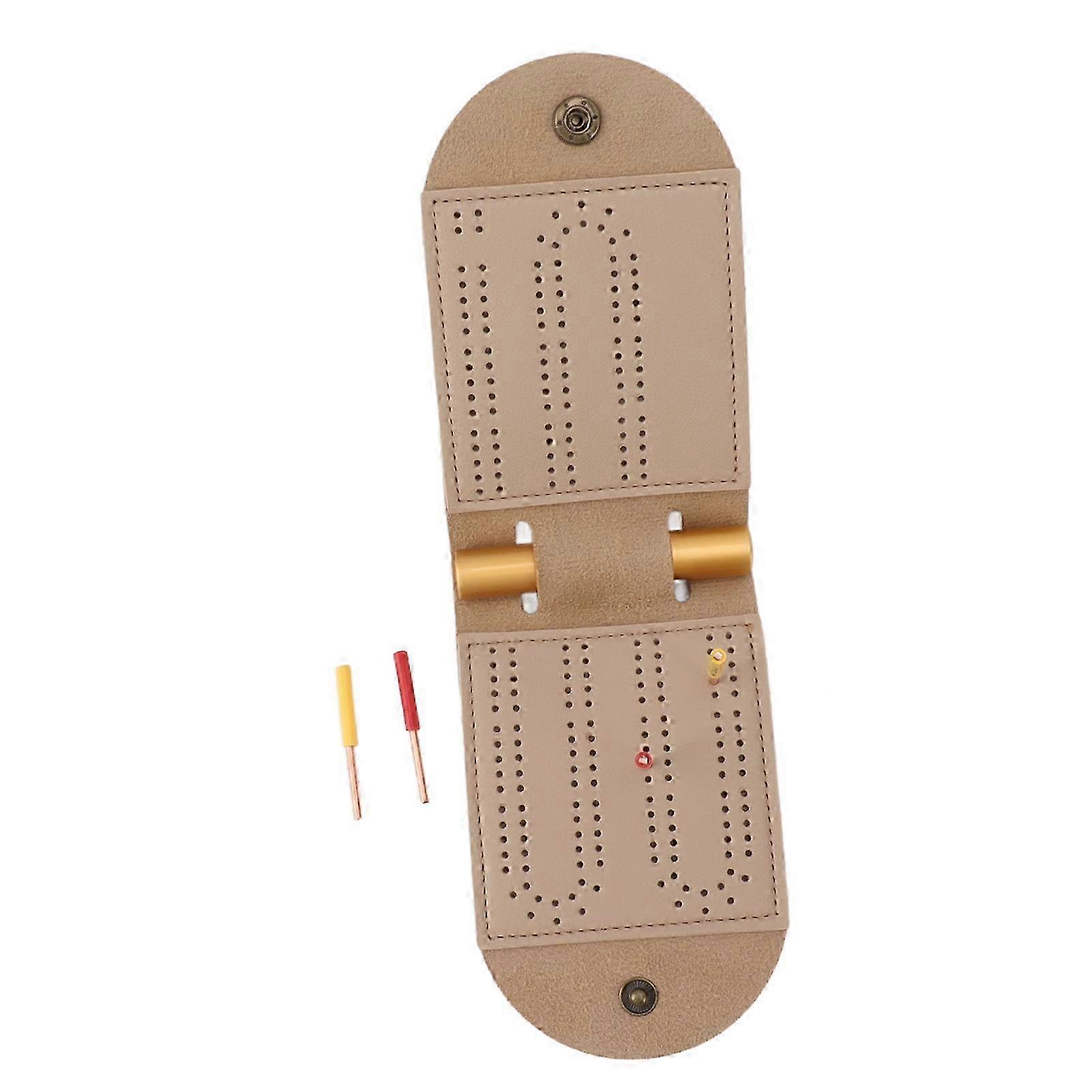 Foldable PU Leather Track Game Board
