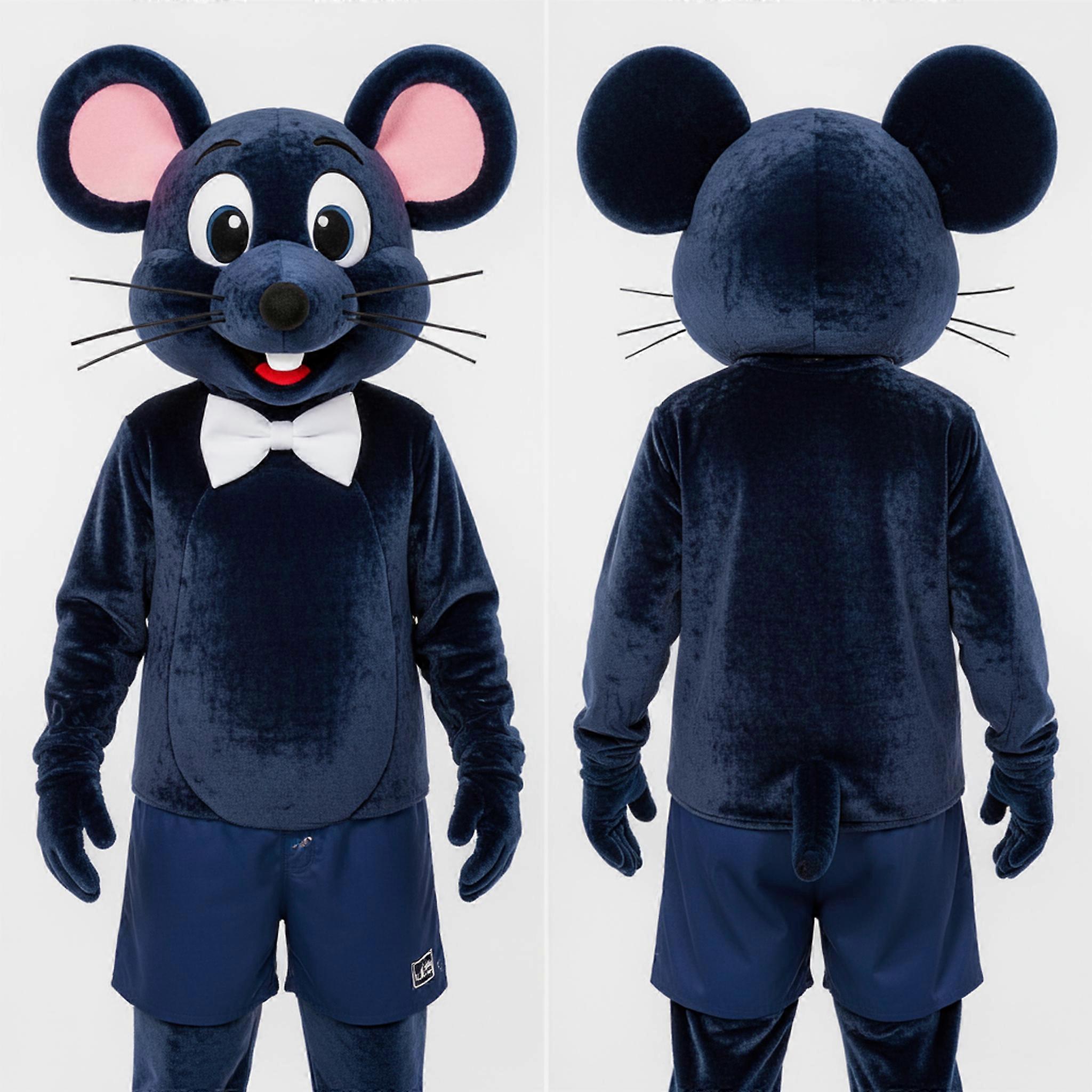 MASTICOT Navy Velvety Mouse Mascot