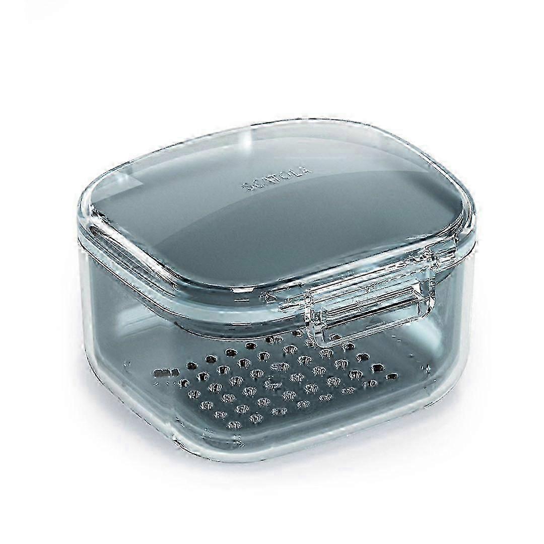Strainer-Based Denture Soak Cup