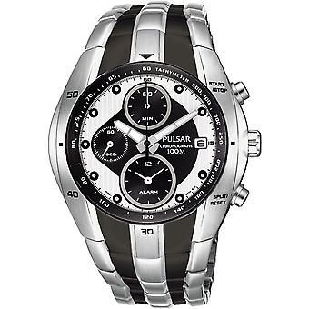Pulsar performance reloj para Hombre Analógico de Cuarzo con brazalete de Acero inoxidable PF3561X