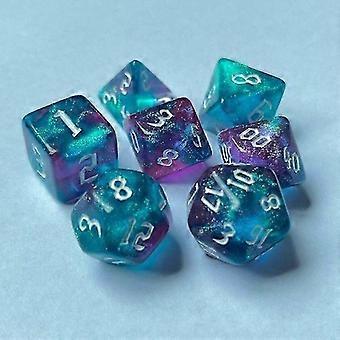 Polyhedral Dice Set, Environmental Protection Acrylic, for Board Games and Role Playing Games, Compatible with DND Pathfinder, 7 Pcs Per Set