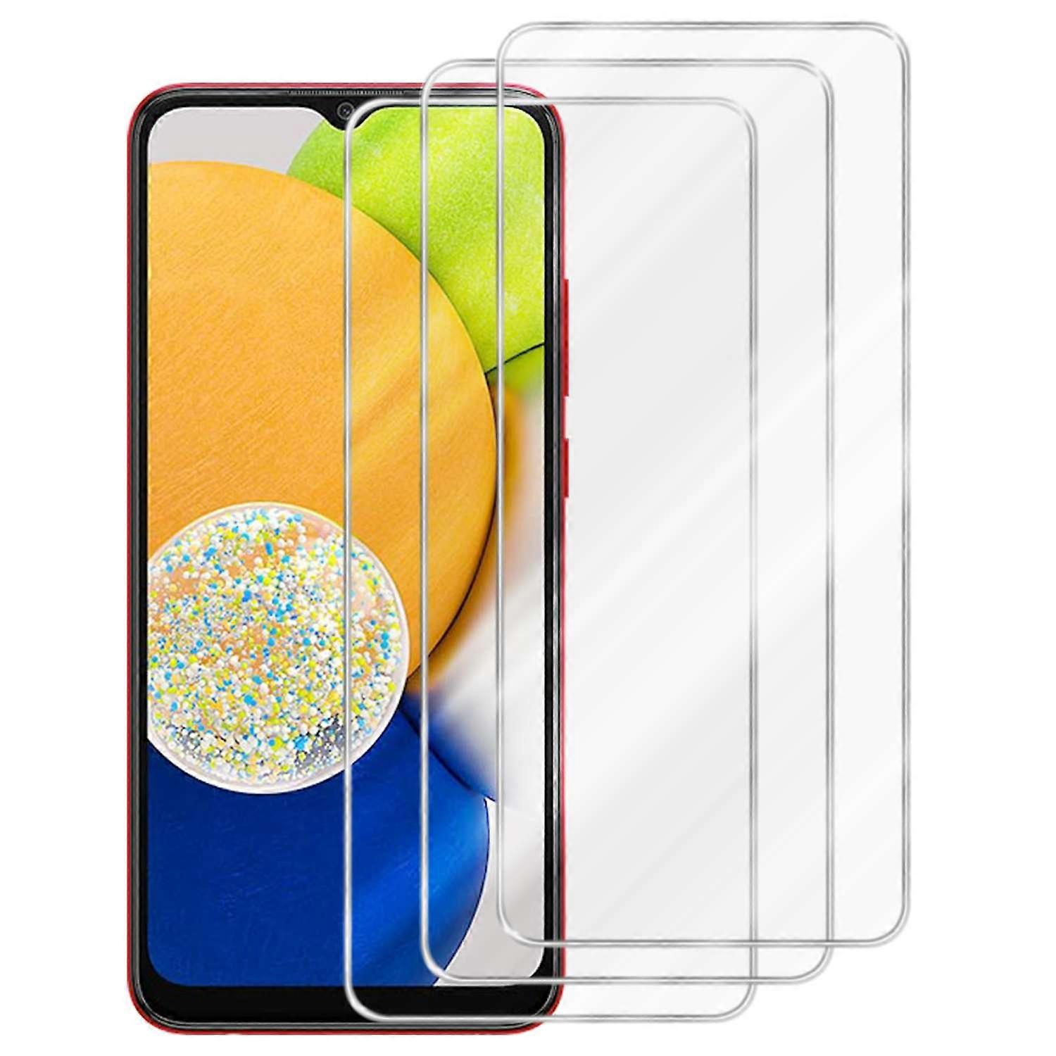 3x Screen protector compatible with Samsung Galaxy A03