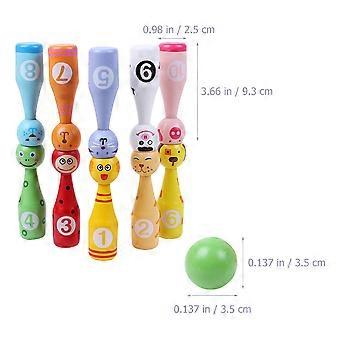 Kids Bowling Kit Children Sports Toy with 1Set for Outdoor Activities