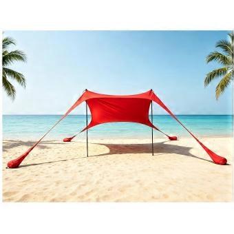 Strandtent luifel zonnebrandcrème anti-uv voor 3-5 personen