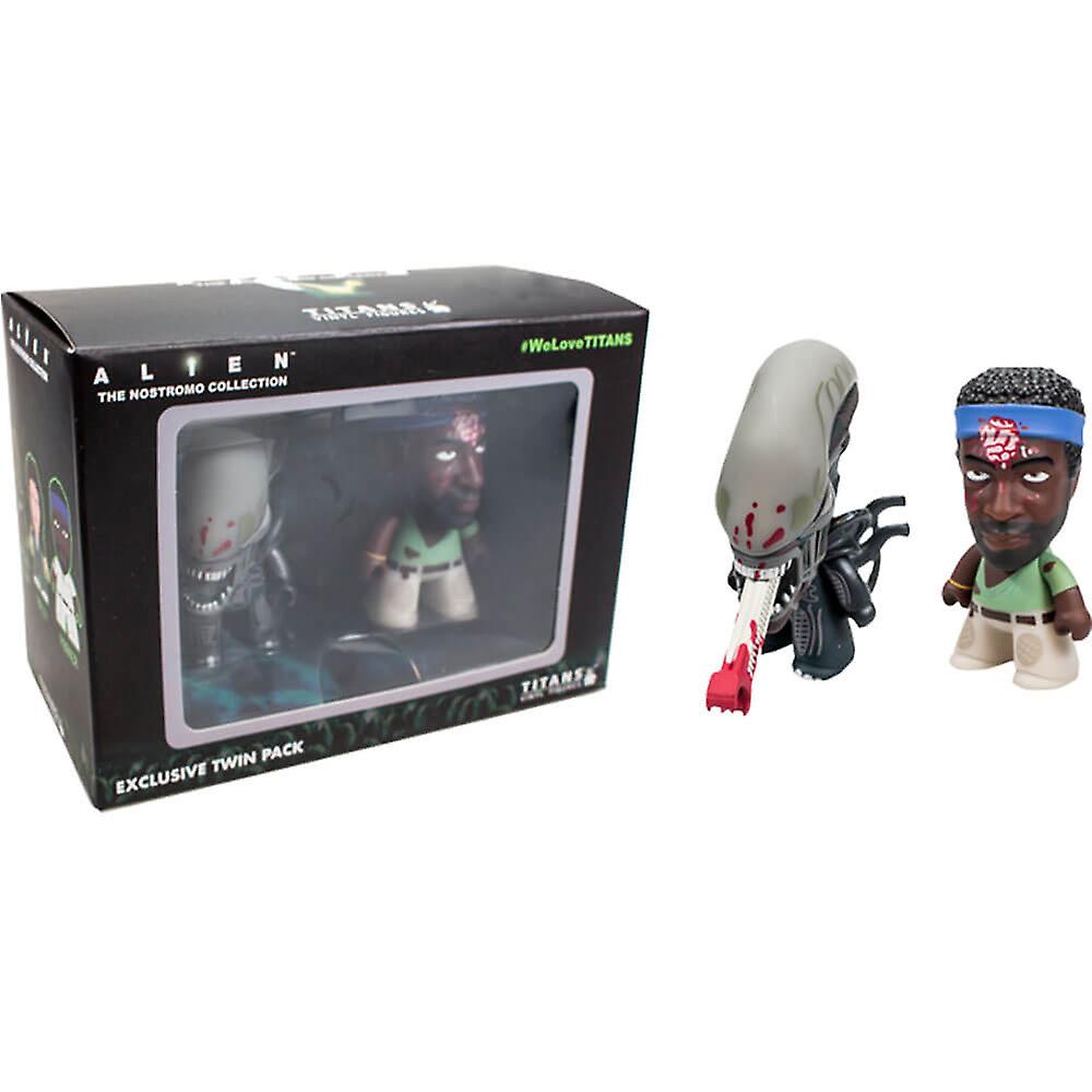 Highly Collectable Alien Parker Brain Spatter & Xenomorph Bloody 3" Titans 2 Pk