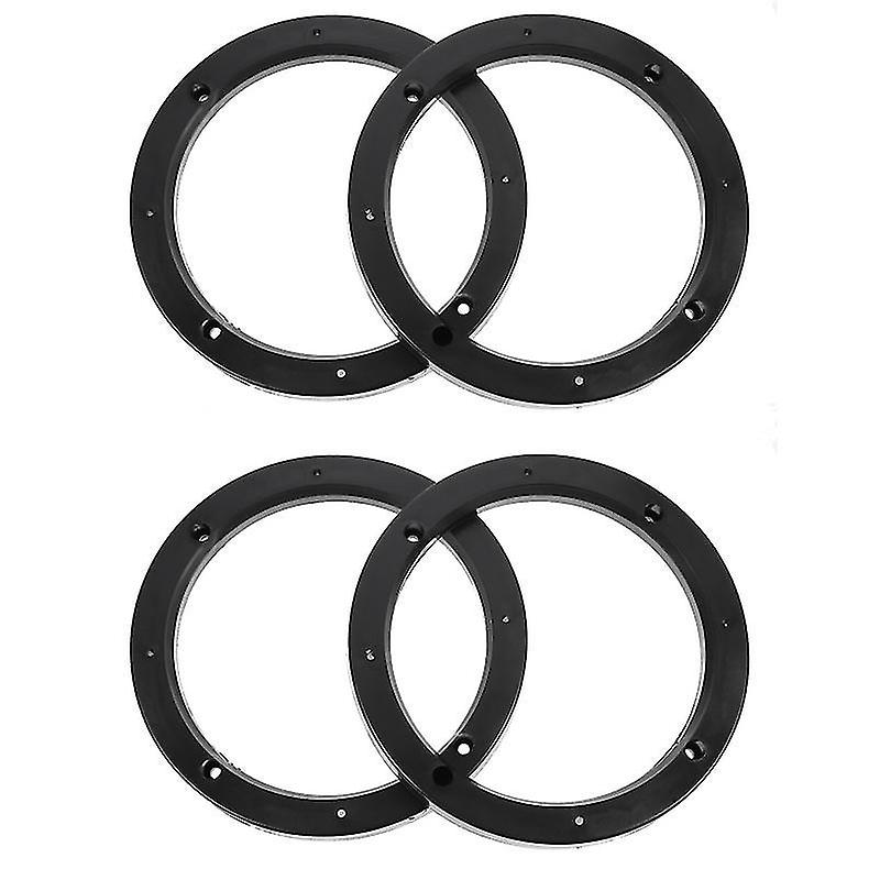 17.5X17.5cm Black 6.5inches Washers 2 Pairs Car Speaker Spacer Adapter Sturdy Speaker Mount Bracket