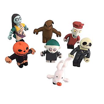7 sztuk / zestaw The Nightmare Before Christmas Jack Skellington Figure Toy ...