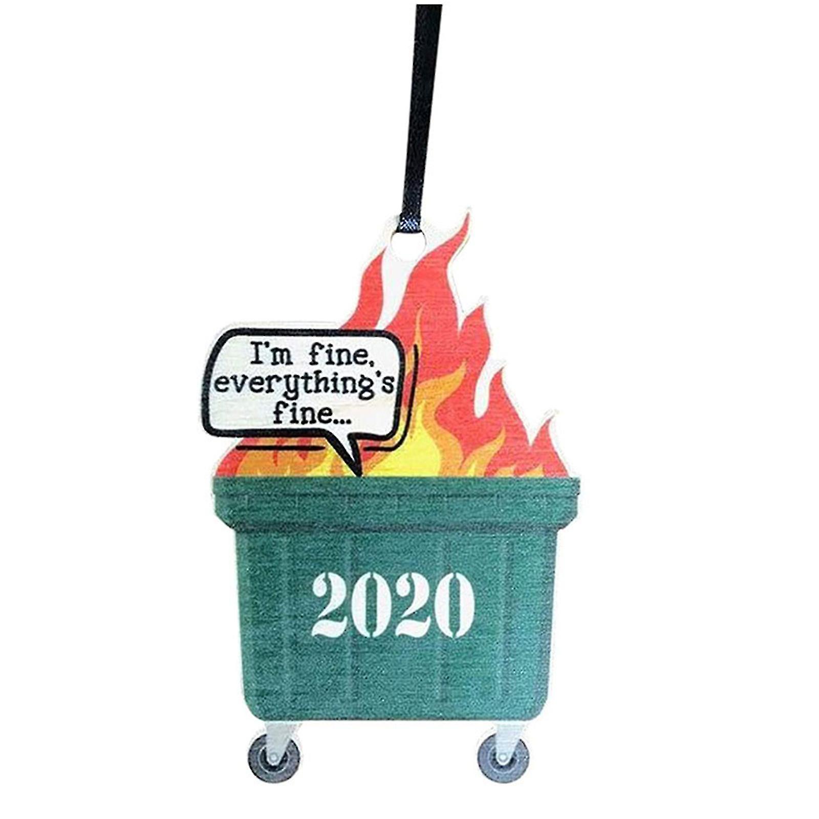 Dumpster Fire Julepynt Personlig julepynt