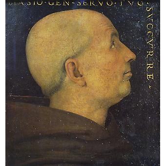 Portrait of Dom Biagio Milanesi, Pietro Perugino, 50x50cm