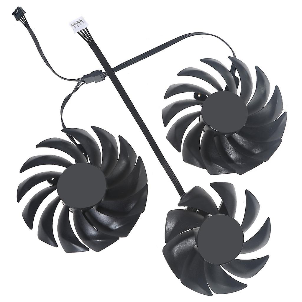 Renkli GeForce RTX 3070 3080 3060Ti 12V 4Pin VGA Fan Grafik Kartı Soğutucu için