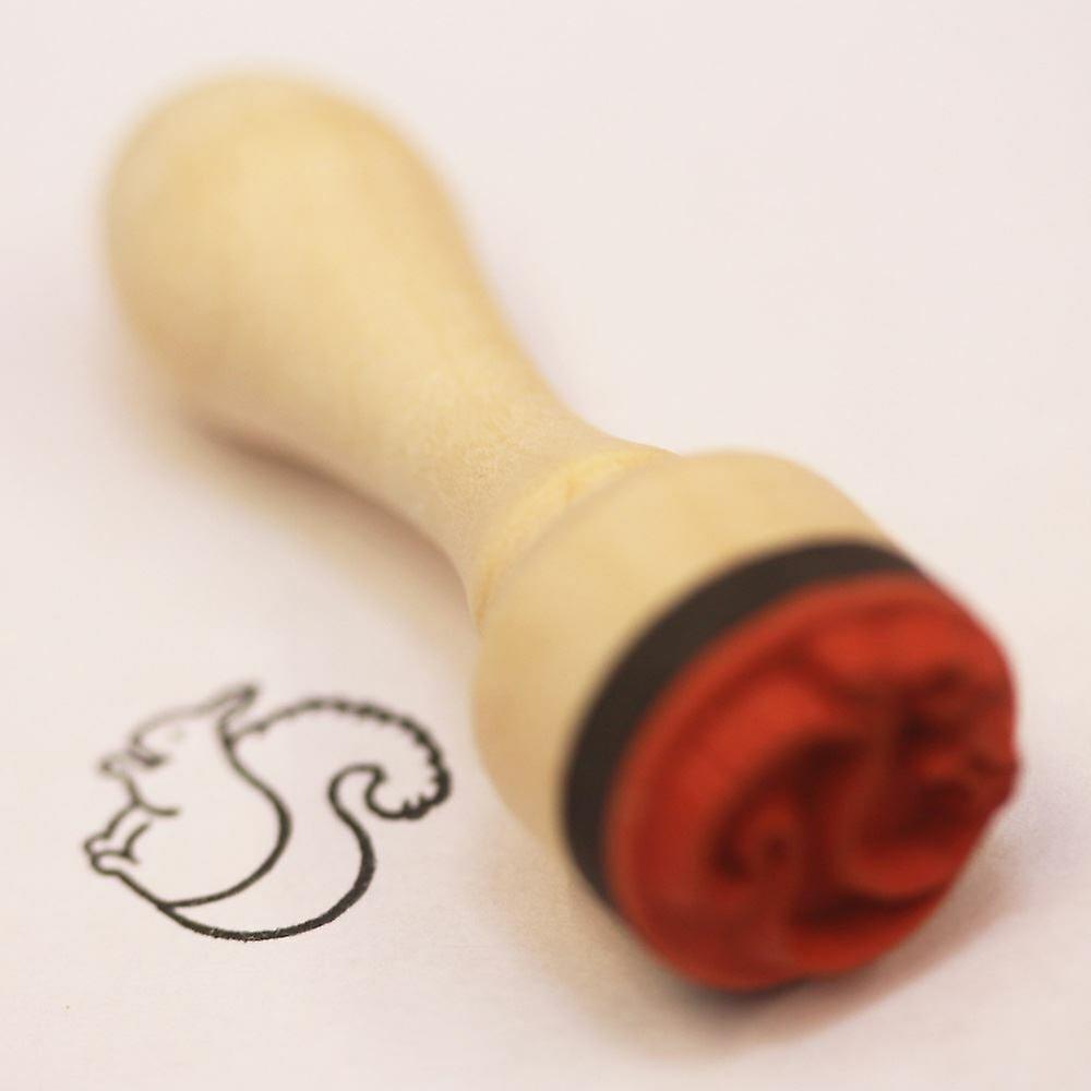 Very Mini Squirrel Rubber Stamp - Craft / Scrapbooking