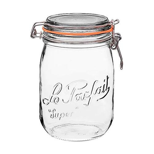 Round airtight glass jar 750ml (8.5cm Ø) 1 unit