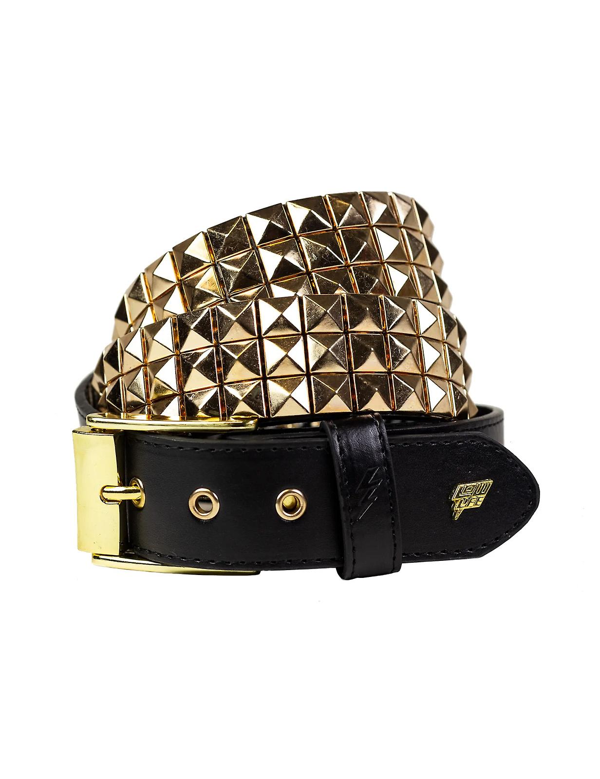Triple Studded Leather Belt - Lowlife