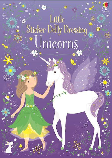 Little Sticker Dolly Dressing Unicorns by Fiona Watt Paperback Book