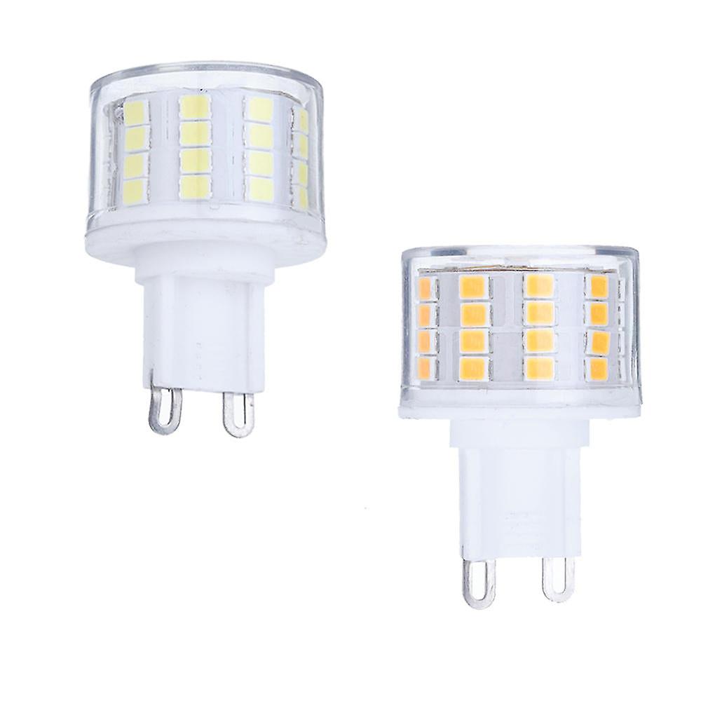 Ac220-240v G9 5w 2835 No Flicker 52led Ceramic Corn Light Bulb For Chandelier, Halogen Lamp Replacement
