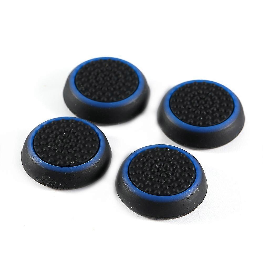 4Pcs Silicone Controller Thumb Stick Joystick Cap Cover For PS3 PS4 XBOX Blue