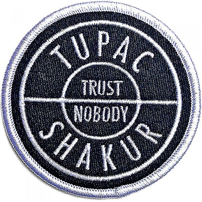 Tupac Shakur Trust Nobody Standard Iron On Patch
