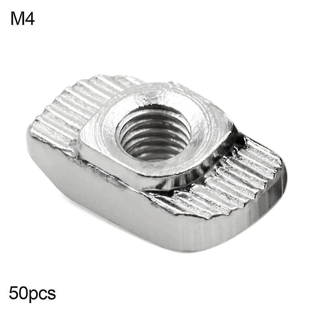 50pcs M3/m4/m5 Slot Sliding T Type Nut Fasten Connector For 20 Jikaix