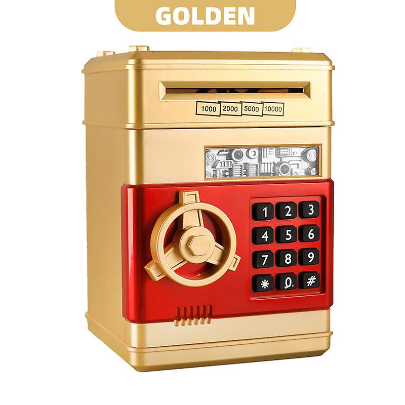 Cash Coins Saving Box Electronic Piggy Bank Automatic Deposit Auto Scroll Paper Banknote Atm Password Money Boxes Gift For Kids