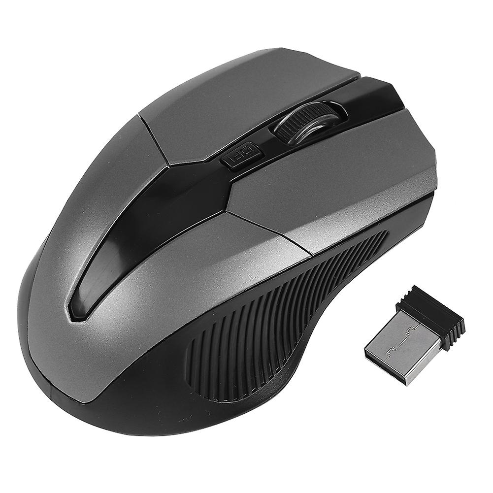 Wireless Optical Mouse for PC Laptop (Grey)