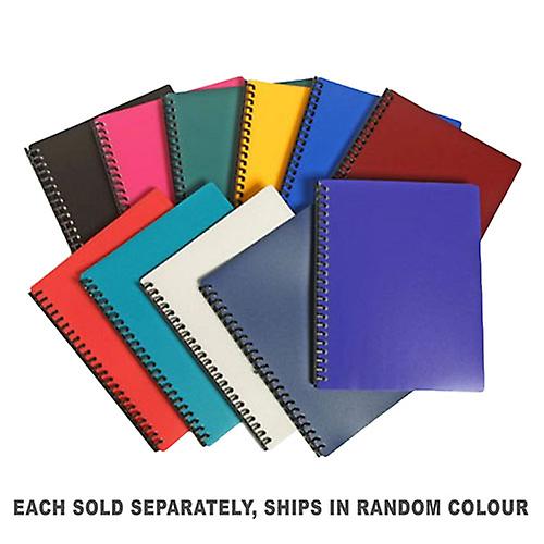 1PCRANDOM Tudor A4 Matte 20 Pocket Refillable Display Book Quality Eye Catching