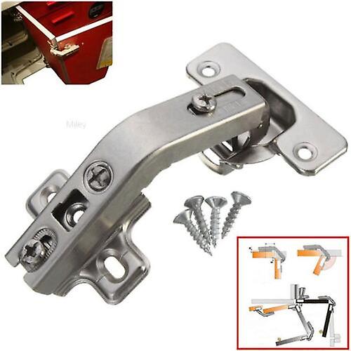 2x Corner Folded Folding Cabinet Cupboard Door Hinge Combination 135 Degree