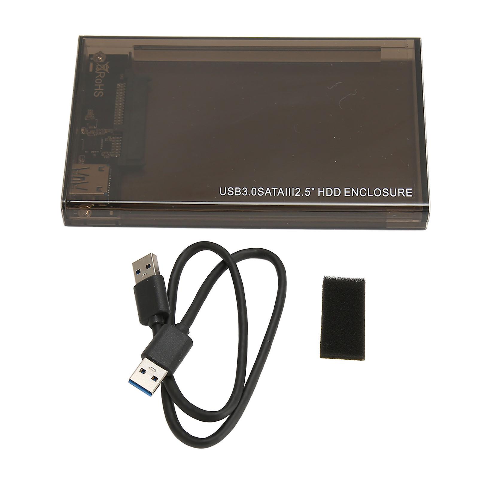 USB3.0 SATA III 2.5in HDD Enclosure Support UASP Maximum 6TB SSD Enclosure Mobile Hard Disk Box for 2.5in SSD HDD YC S9