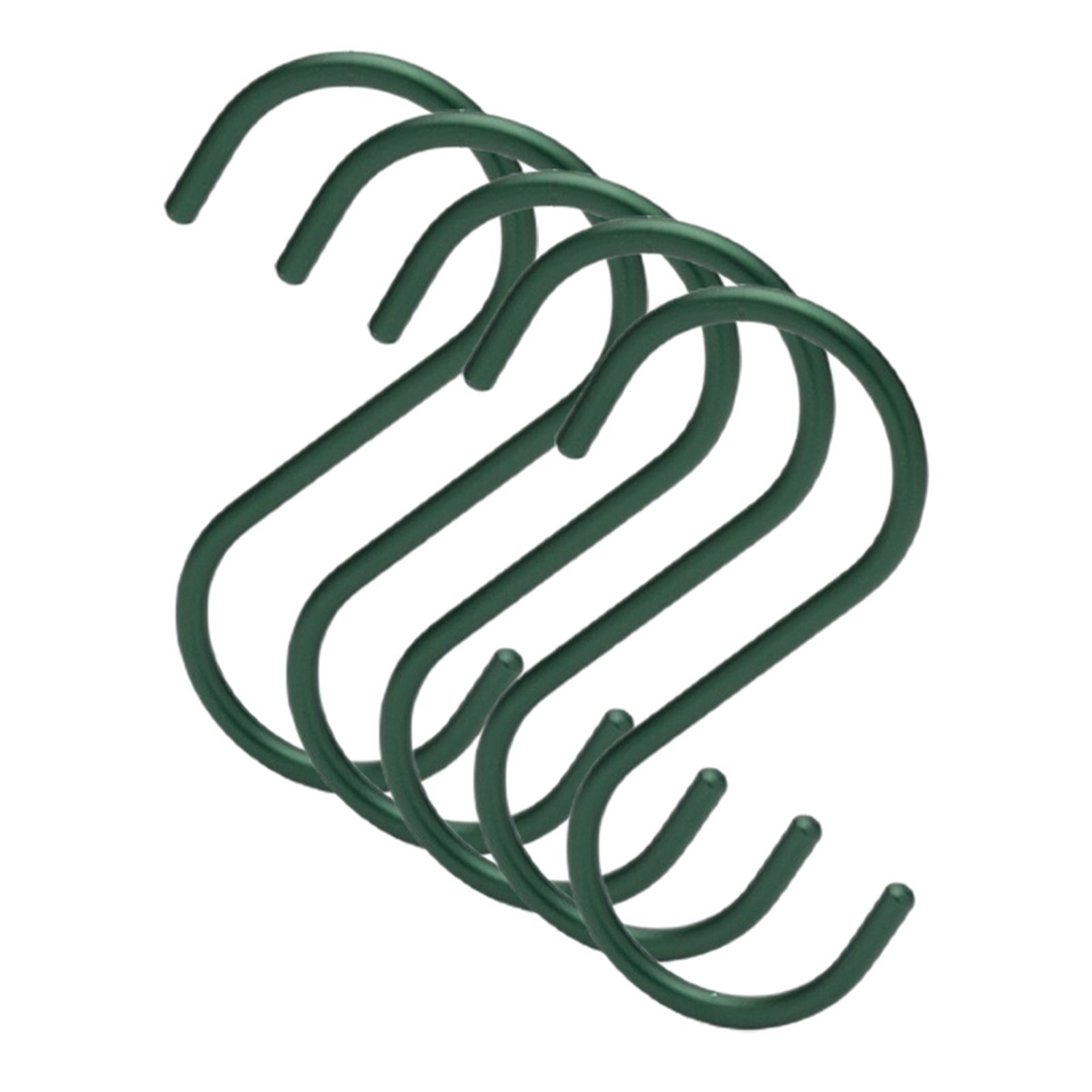 5pcs S-Shape Hook For Hanging Clothes Handbag Aluminum Alloy Durable Anti-Deformation Storage Holder