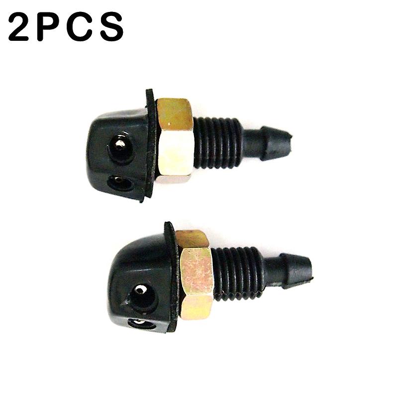 2PCS Universal Car Front Windshield Wiper Washer Sprayer Nozzle Replacement