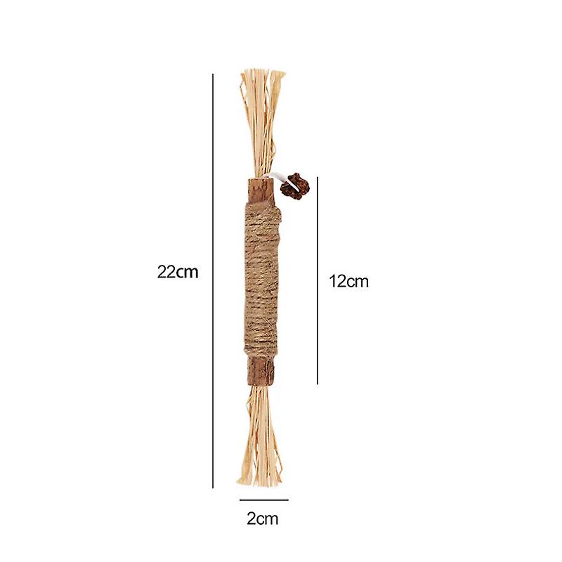 1 Adet Kedi Oyuncakları Silvervine Çiğneme Çubuğu Polygonum Kitty Rafya Çim Evcil Hayvan Malzemeleri Diş Temizleme Çubuğu Pet Isırığı Kedi Oyuncak Kenevir Halatı