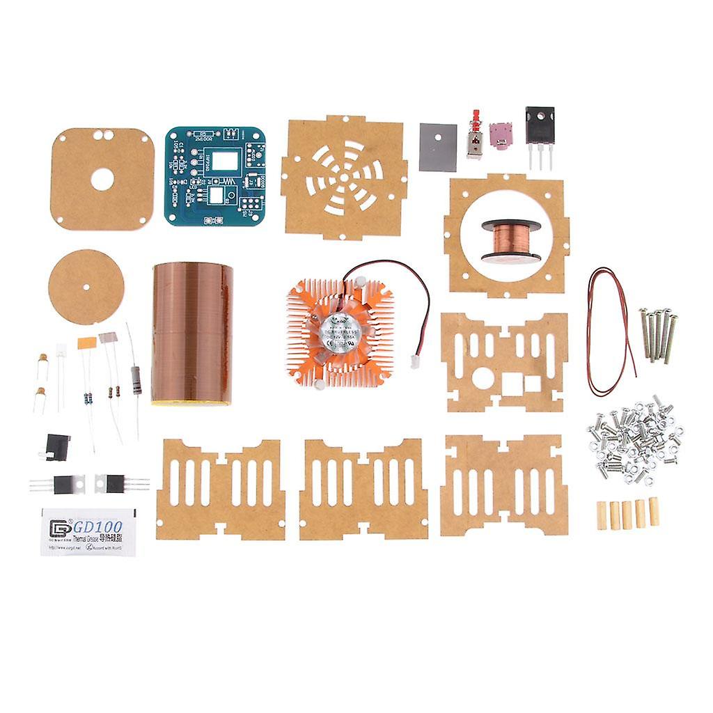 Assembled Mini Rotating Music Tesla Coil Kit Module for Kids DIY Projects