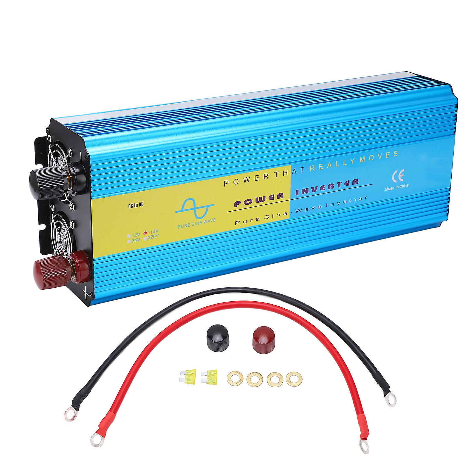 Pure sine wave converter 4000W for car with LCD display