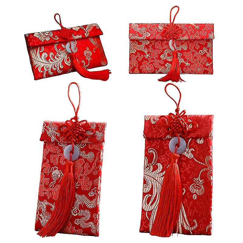 4pcs Chinese Style Red Envelope