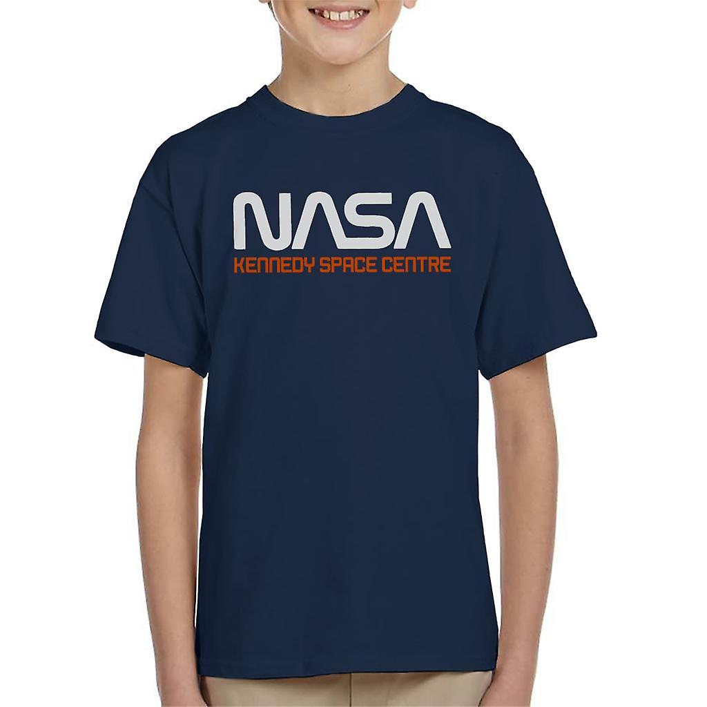 NASA Kennedy Space Centre Rocket Text Kid's T-Shirt
