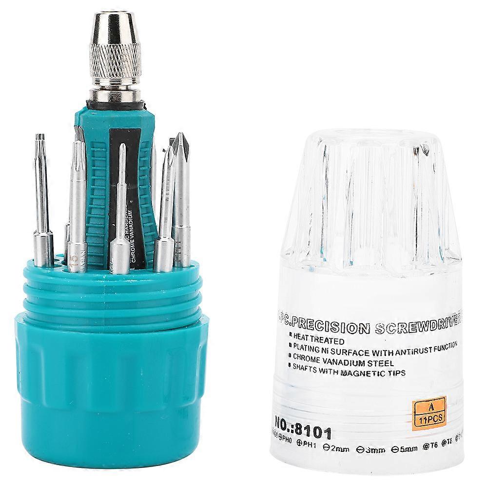 Precision screwdriver set Phillips and flathead functions