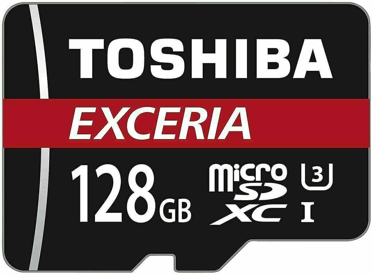 Toshiba 128GB Exceria M302 Micro SDXC Card U3 Class 10 with Adapter