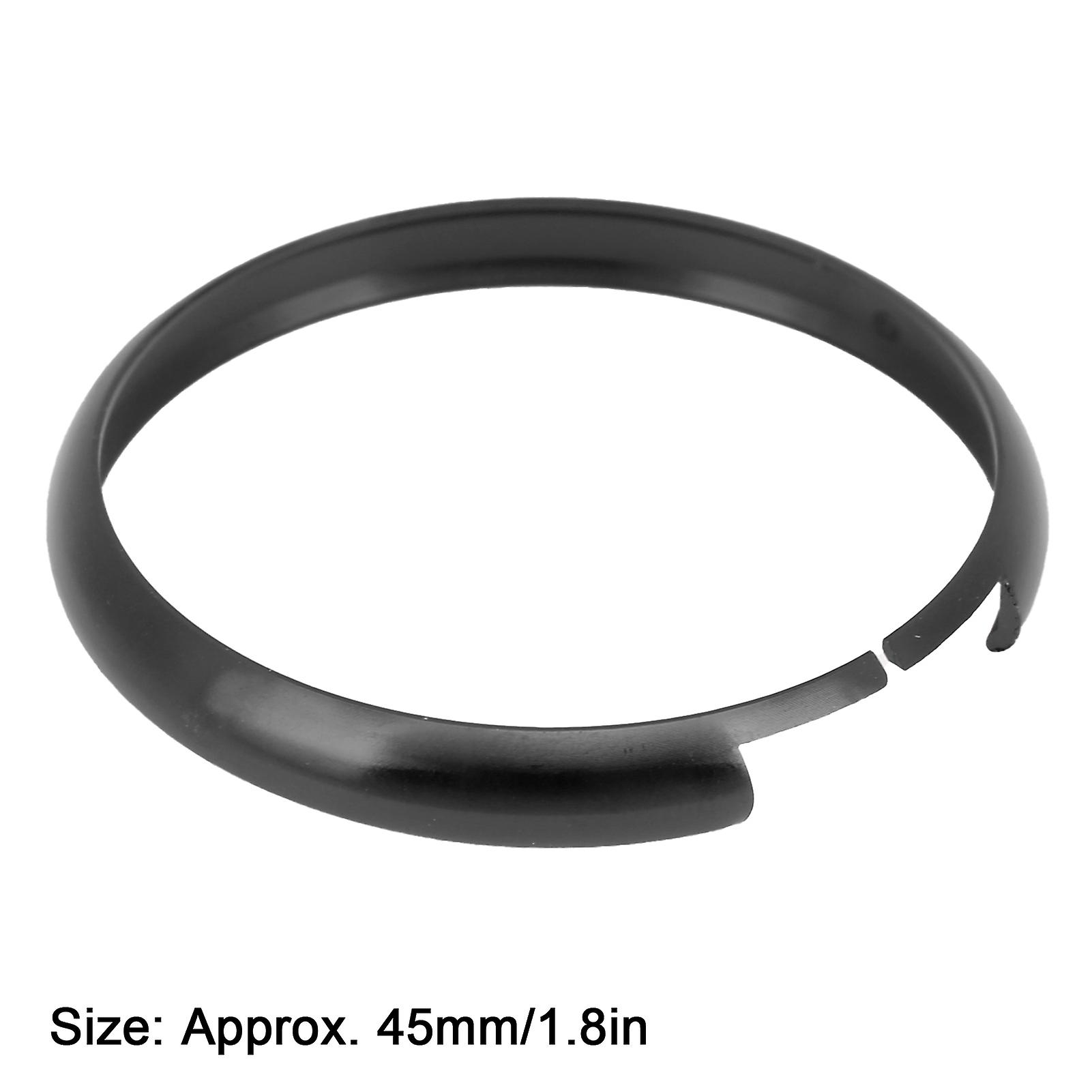 Remote Key Fob Ring Trim Aluminum Alloy Replacement for MINI R55 R56 R57 R58 R59 R60Black