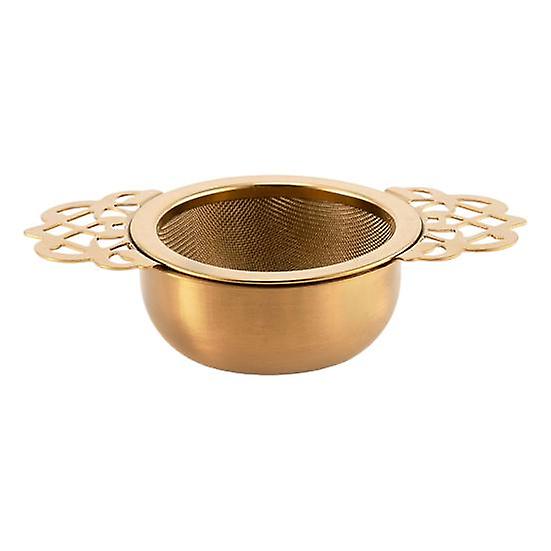 Tea Strainer Solid Color Filtering Lightweight Double-layer with Handle Tea Stirring Filter Household Accessories