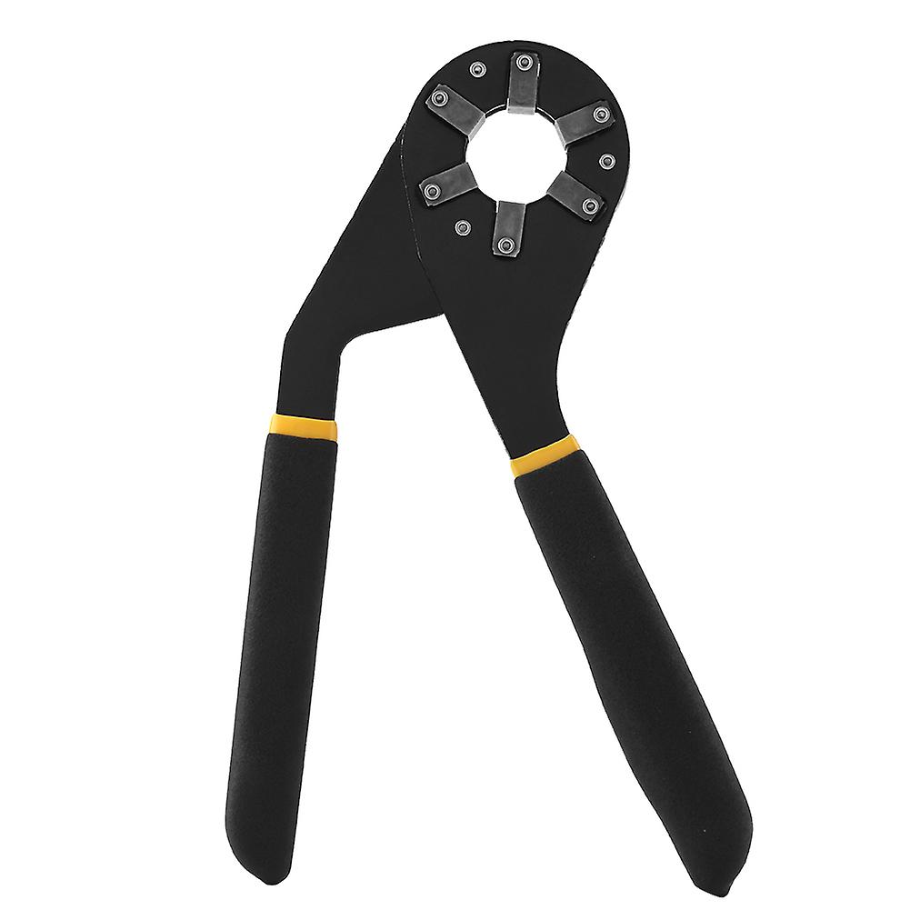 Multi-functional Adjustable Hexagonal Wrench Carbon Steel Spanner Home Workshop Repair Tool 8in