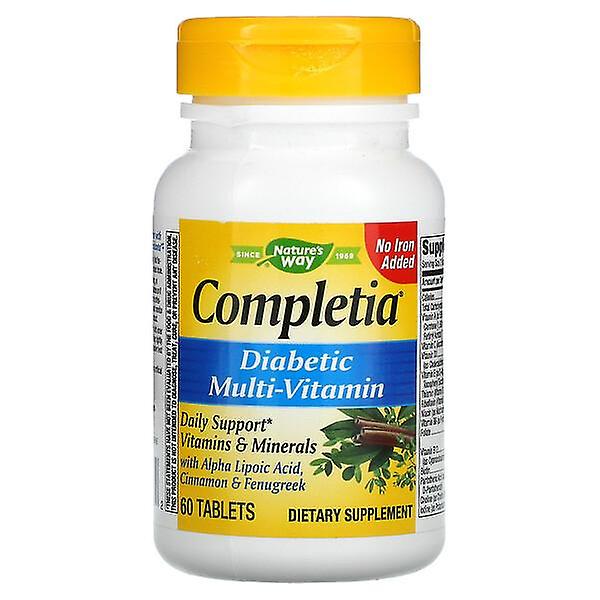 Nature's Way, Completia, Diabetic Multi-Vitamin, 60 Tablets